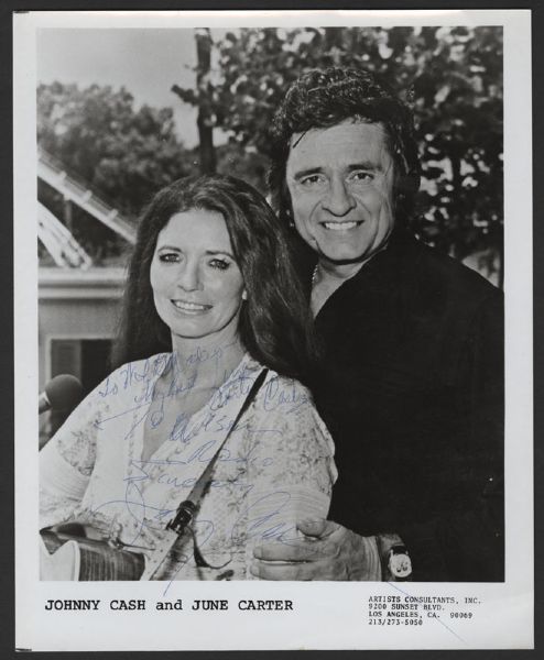 June Carter Cash Signed & Inscribed Original Photograph