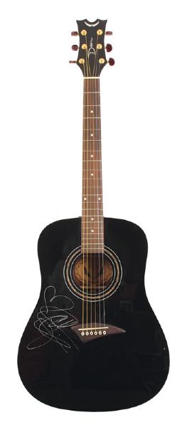 Christina Aguilera Signed Guitar