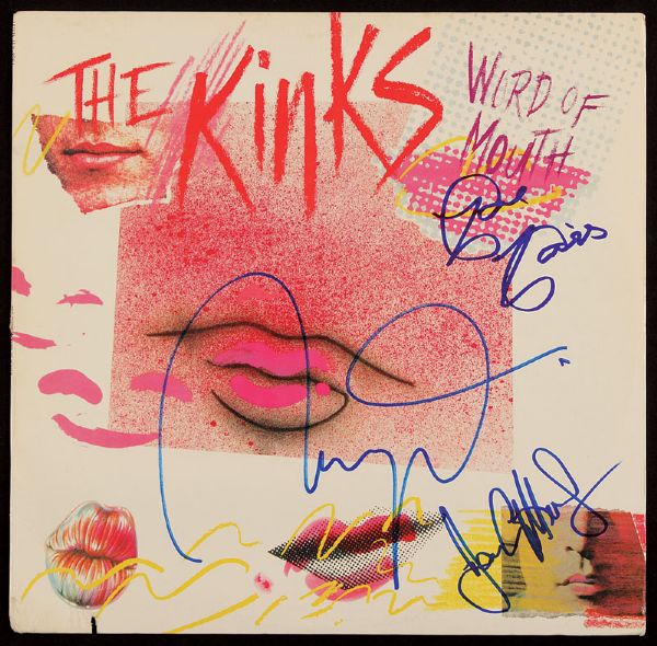 The Kinks Signed "Word of Mouth" Album