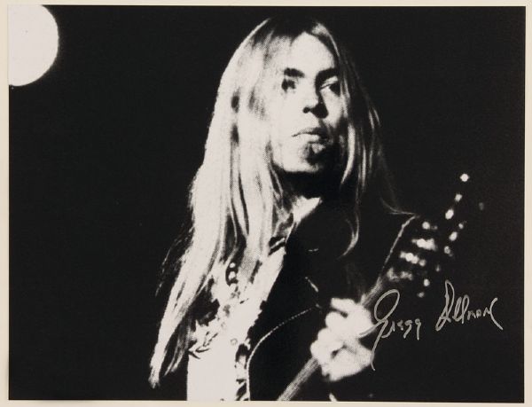 Gregg Allman Signed Photograph