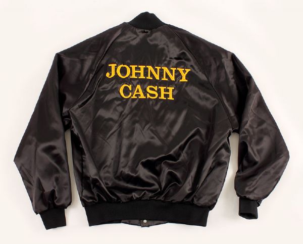 Lot Detail - Johnny Cash's Personally Worn Satin Tour Jacket