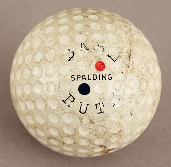 Babe Ruth Owned and Played Golf Ball