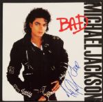 Michael Jackson Signed “Bad” Album