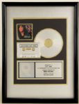 Whitney Houston "The Bodyguard" RIAA Platinum Award