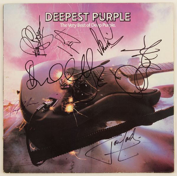 Deep Purple Signed Album