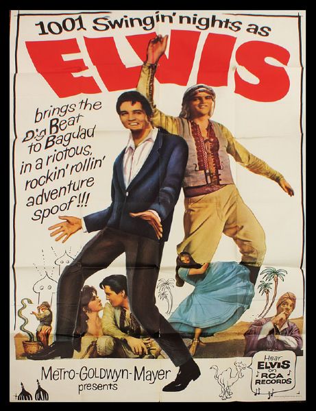Elvis Presley "Harum Scarum" Movie Poster