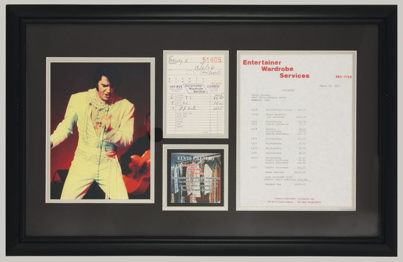 Lot Detail Elvis Presley Original Stage Worn Wardrobe Cleaning