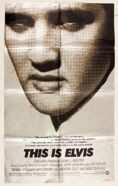 "This Is Elvis" Silver Foil Poster