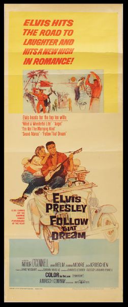 Elvis Presley "Follow That Dream" Movie Poster