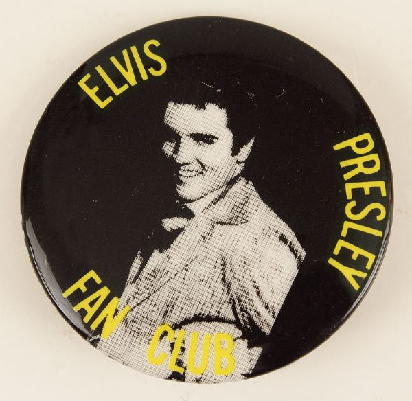 Elvis Presley Original Fan Club Badge