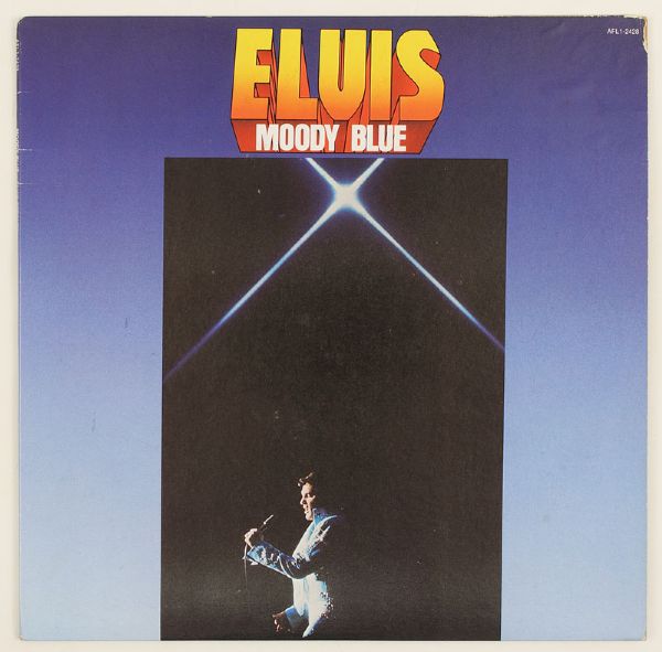 Elvis Presley "Moody Blue" Blue Vinyl