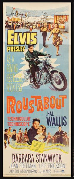 Elvis Presley "Roustabout" Movie Poster