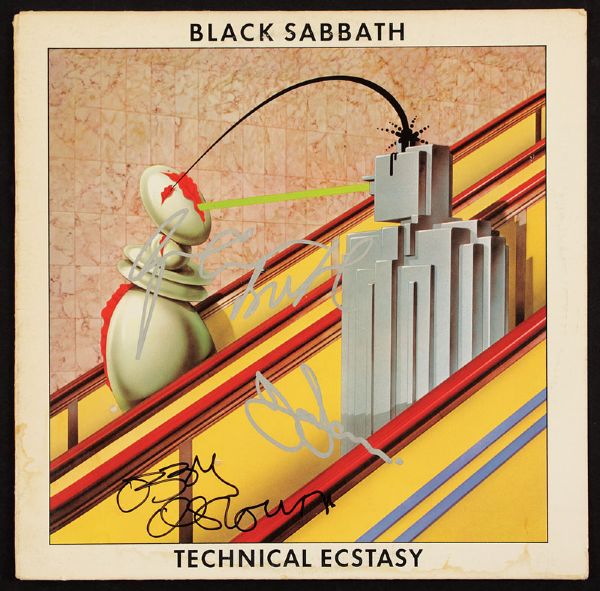 Black Sabbath Signed "Technical Ecstasy" Album