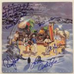 Beach Boys Signed Lyrics Inscribed "Keepin The Summer Alive" Album