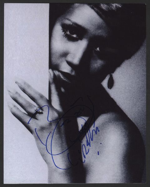 Aretha Franklin Signed Photograph