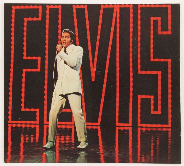 Elvis Presley 68 Comeback Special "If I Can Dream" White Suit Standee