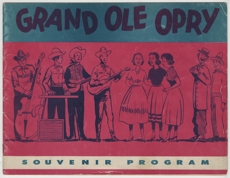 Lot Detail - Elvis Presley Original 1955 Grand Ole Opry Program