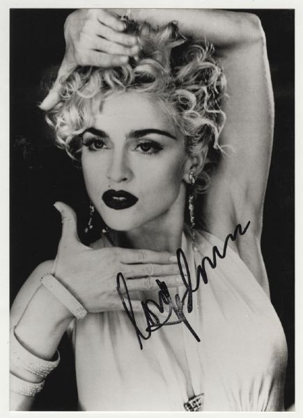 Madonna Signed Herb Ritts Original Photograph