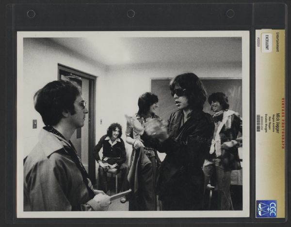 Rolling Stones Original Ken Regan Stamped Photograph