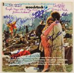 Woodstock 69 Album Signed by 14 Performers