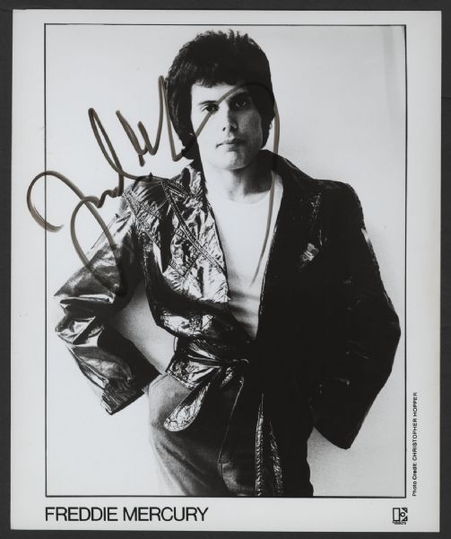 Freddie Mercury Signed Photograph