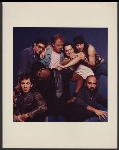 Bruce Springsteen and The E Street Band "Born In The USA" Original Annie Leibovitz 11 x 14 Outtake Photograph