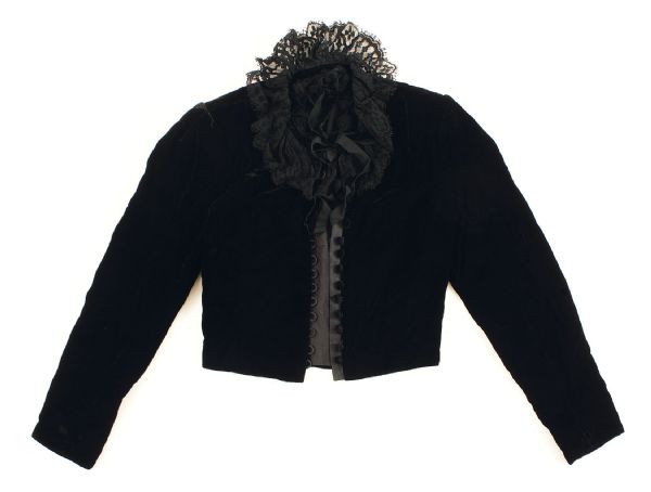 Stevie Nicks Tusk Era Stage Worn Black Velvet Jacket 