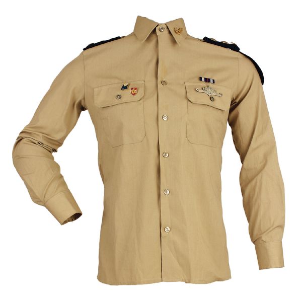  Michael Jackson Owned and Worn Military Style Shirt Circa 1987
