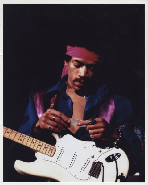 Jimi Hendrix "Busted In Toronto"  Original 11 x 14 Photograph
