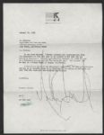 Michael Jackson Signed MJJ Productions Letter