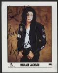 Michael Jackson Signed & Inscribed Photograph