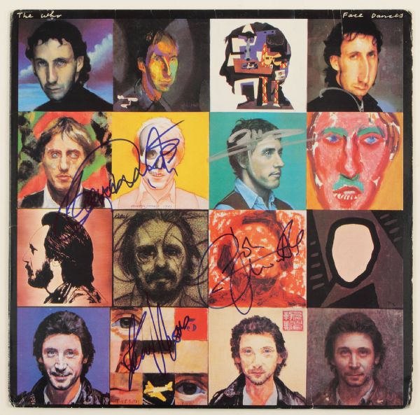 The Who Signed "Face Dances" Album