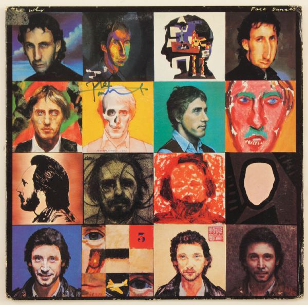 The Who Pete Townshend Signed "Face Dances" Album