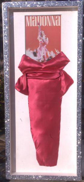 Madonna "Material Girl" Worn Dress Display