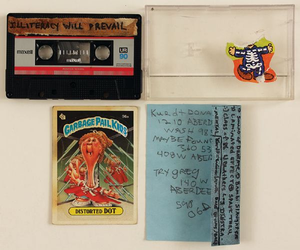 Kurt Cobain Original Fecal Matter Demo Tape