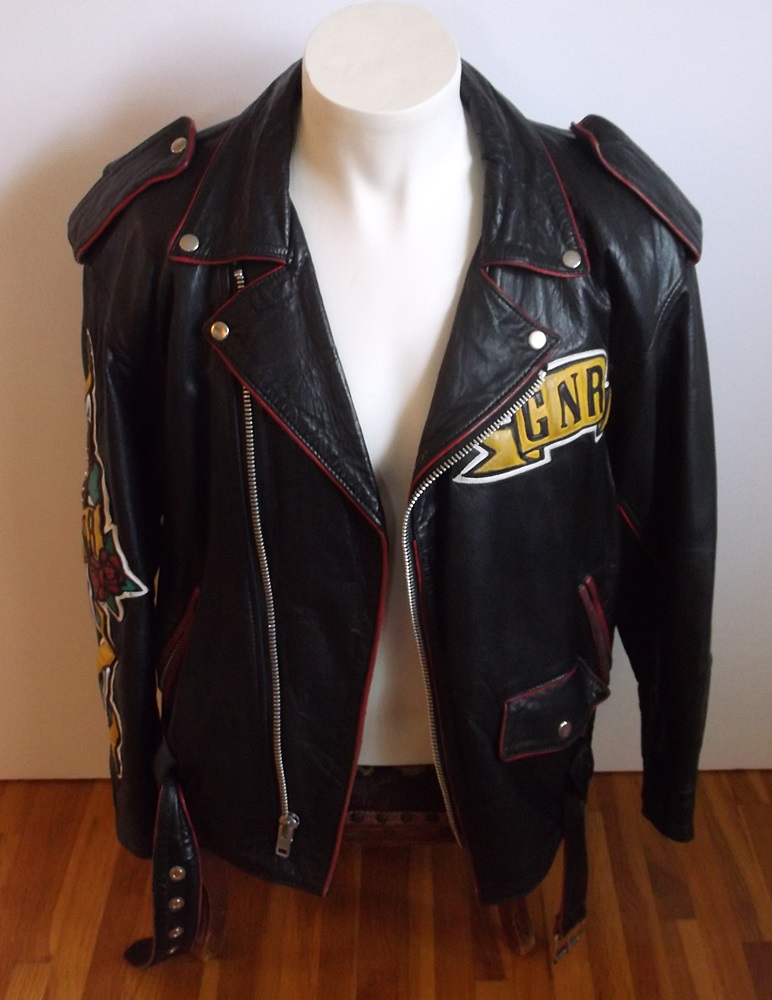 Lot Detail - Guns N' Roses Custom Made Leather Jacket