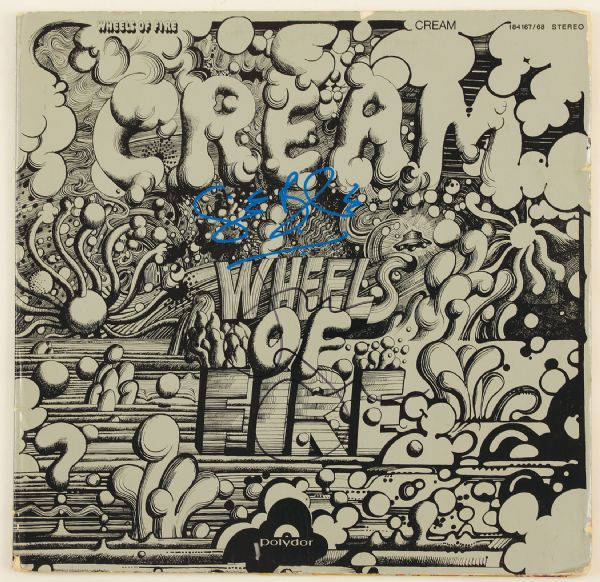 Cream Signed "Wheels of Fire" Album