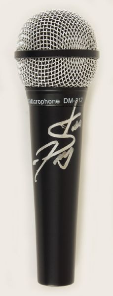 Steve Perry Signed Microphone