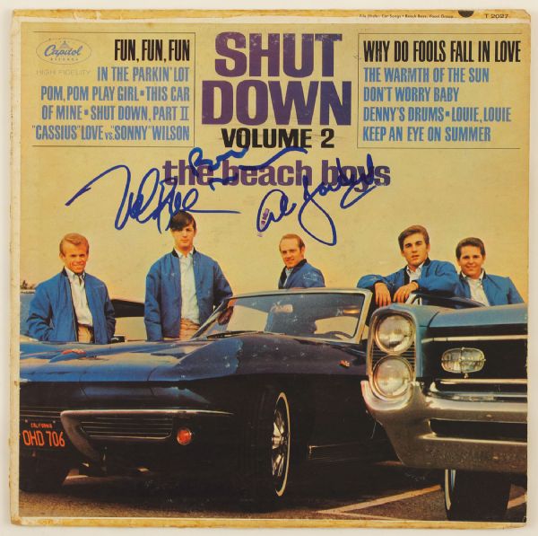 The Beach Boys Signed "Shut Down Volume 2" Album