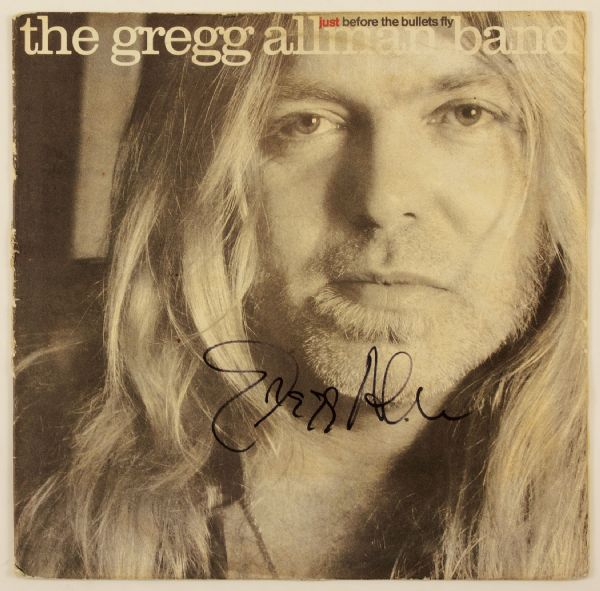 Gregg Allman Signed "Just Before the Bullets Fly" Album