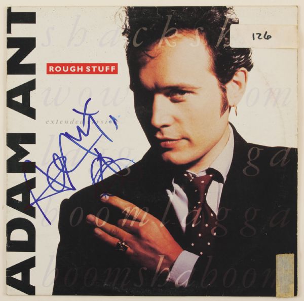 Adam Ant Signed "Rough Stuff" Album