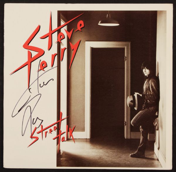 Steve Perry Signed "Street Talk" Album