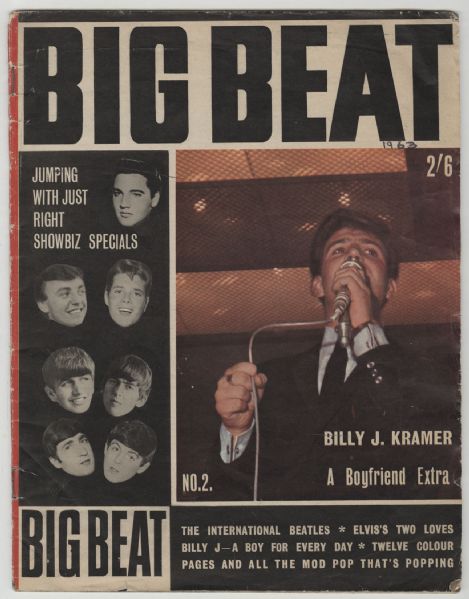 The Beatles Original "Big Beat" Magazine