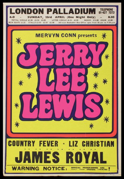 Jerry Lee Lewis Original Poster