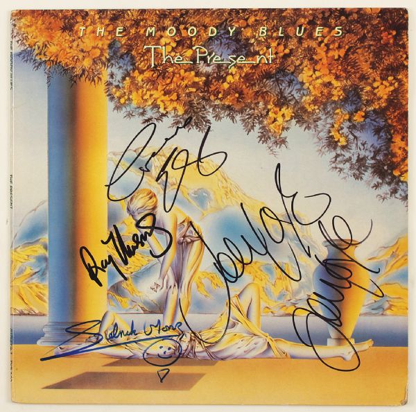 Moody Blues Signed "The Present" Album