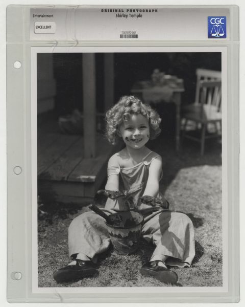 Michael Jacksons Personally Owned Shirley Temple Original Photograph