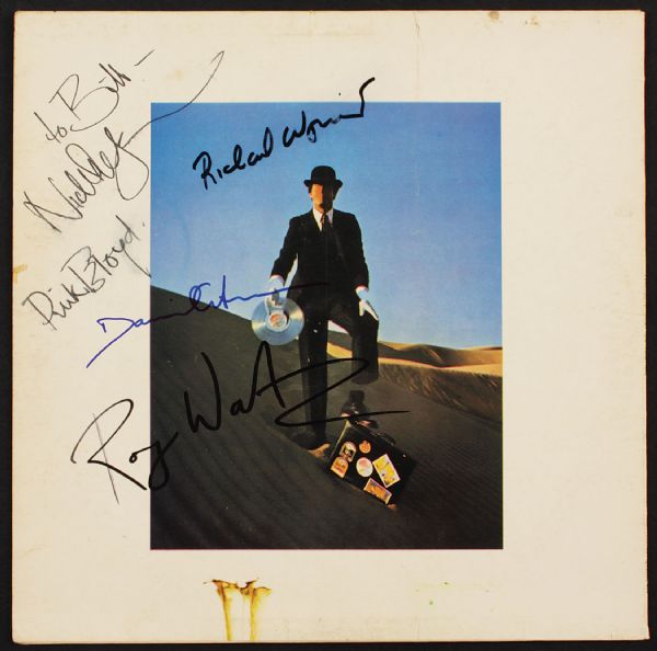 Pink Floyd "Wish You Were Here" Album Signed by All Four