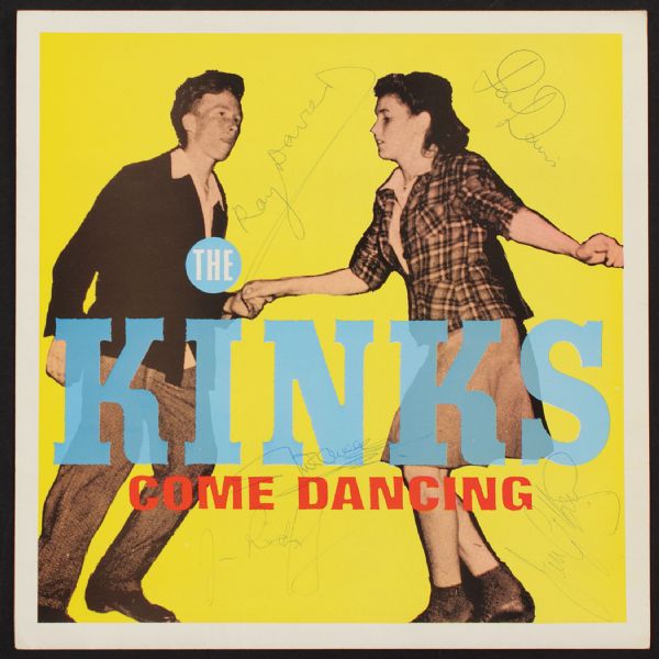 The Kinks Signed "Come Dancing" 12" Record