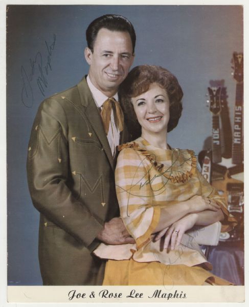 Joe & Rose Lee Maphis Signed Photograph