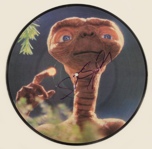 Steven Spielberg Signed "E.T." Picture Disk